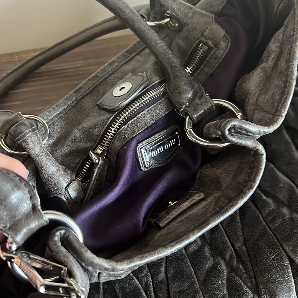 Miu Miu Shoulder Bag With Handles - image 7